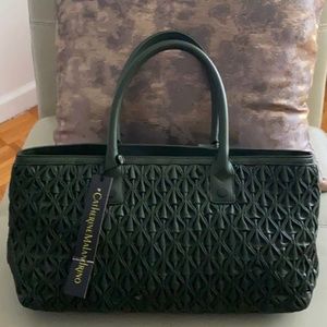 NWT Catherine Malandrino Leather Hand/Shoulder Bag
